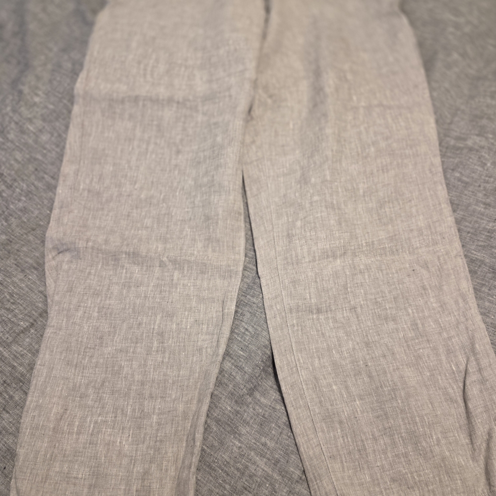 L.L. Bean Soft Gray Women's Linen Pants